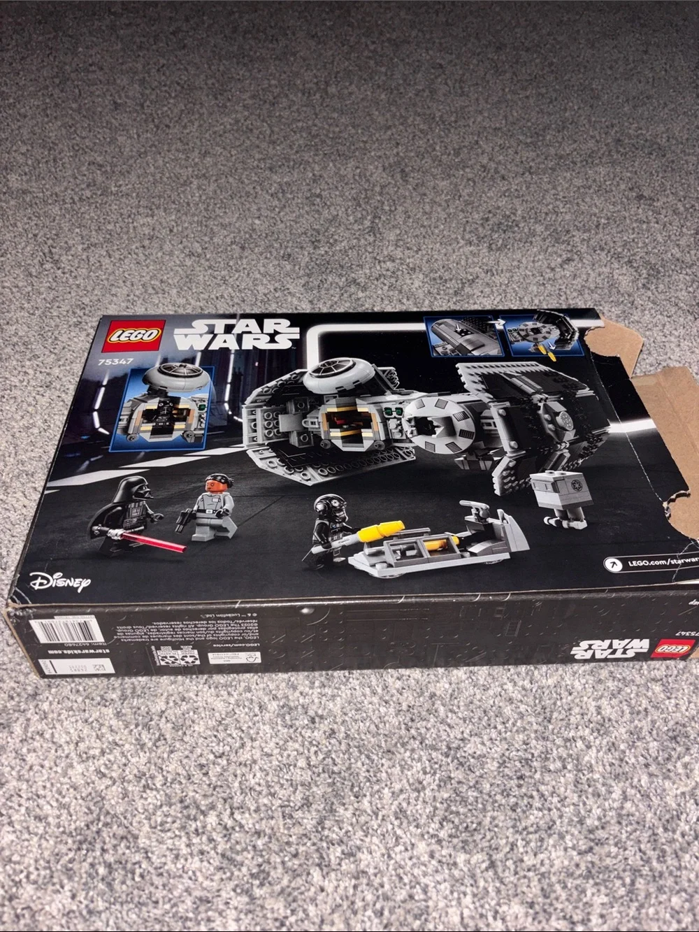 Lego Star Wars TIE Fighter Box - Black, Gray